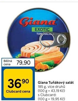 Salát s tuňákem Giana
