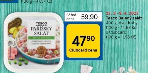 Saláty Tesco