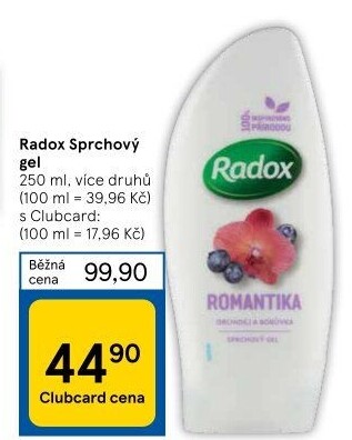 Sprchový gel Radox