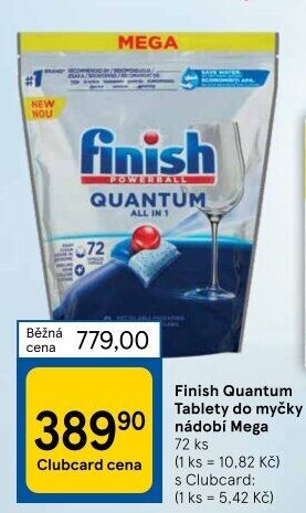 Tablety do myčky Quantum Finish