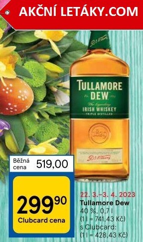 Whisky irská Tullamore Dew