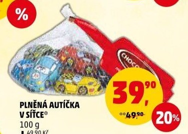 Čokoládová auta Chocoland