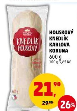 Knedlík houskový Karlova Koruna