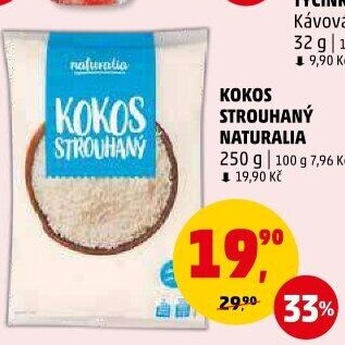 Kokos strouhaný Naturalia