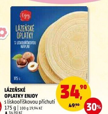 Lázeňské oplatky Enjoy