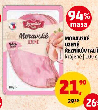 Moravské maso uzené Řezníkův talíř