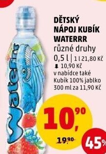 Ochucená voda Waterrr Kubík
