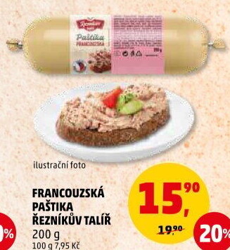 Paštika francouzská Řezníkův talíř