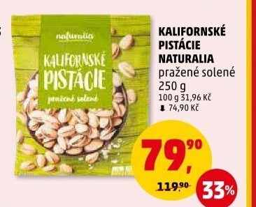 Pražené pistácie kalifornské Naturalia