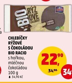 Rýžové chlebíčky polomáčené bio Racio