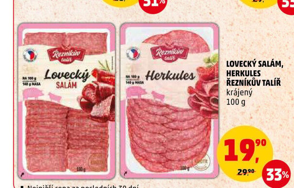 Salám lovecký Řezníkův talíř
