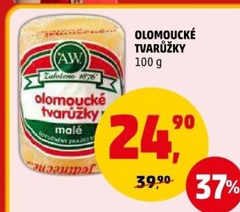 Sýr tvarůžky olomoucké A.W.