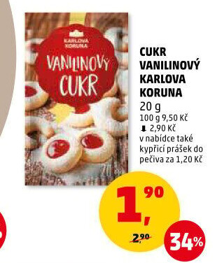 Vanilínový cukr Karlova Koruna