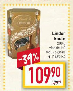 Bonboniéra Pralinky Lindor Lindt