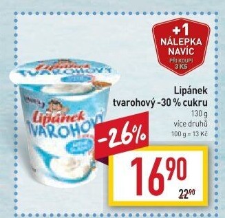 Dezert Lipánek tvarohový Madeta