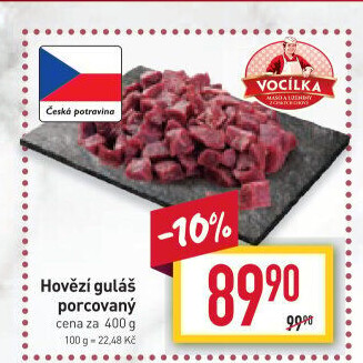 Hovězí maso na guláš Vocílka