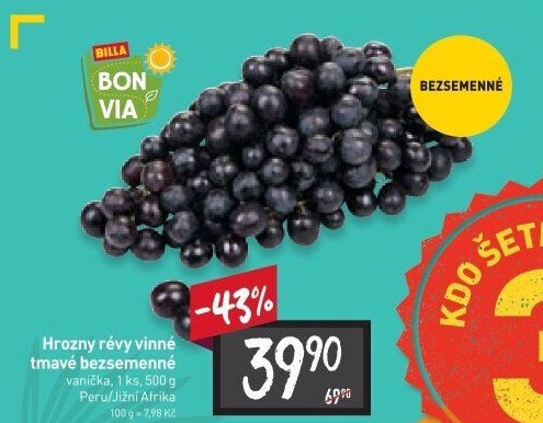 Hrozny tmavé bezsemenné Billa Bonvia