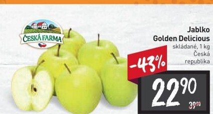 Jablka Golden Delicious Česká Farma