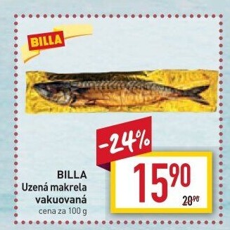 Makrela uzená Billa