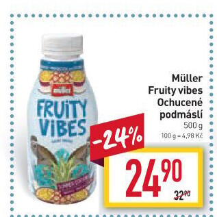 Nápoj podmáslí ochucené Fruity Vibes Müller