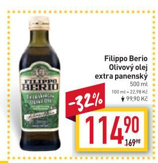 Olivový olej extra panenský Filippo Berio
