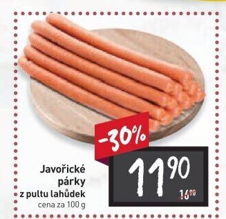 Párky javořické