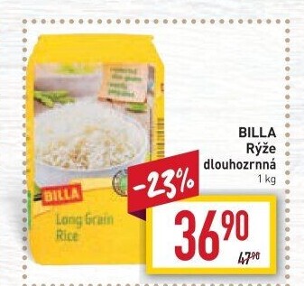 Rýže dlouhozrnná Billa