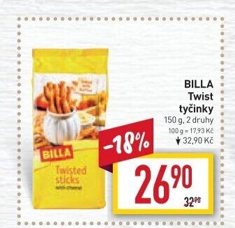 Tyčinky Twist Billa