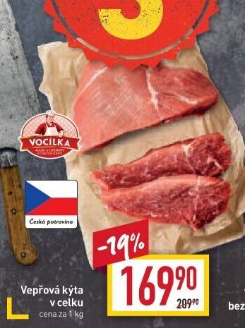 Vepřová kýta Vocílka
