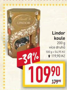 Bonboniéra Pralinky Lindor Lindt