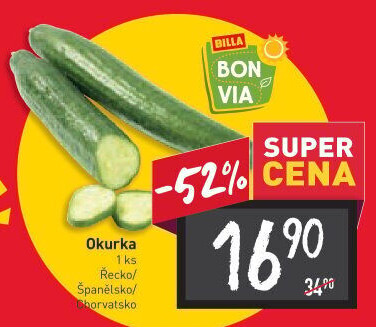 Okurka hadovka Billa Bonvia