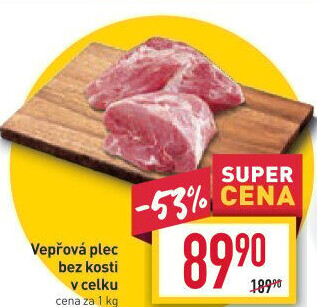 Vepřová plec bez kosti