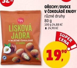 Oříšky v čokoládě Enjoy