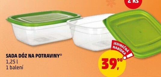 Plastové dózy