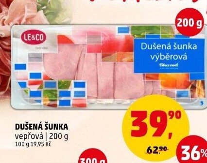 Šunka vepřová dušená LE&amp