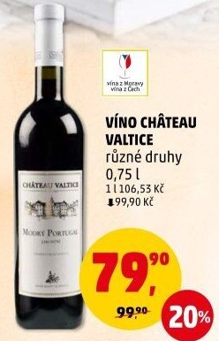 Vína Chateau Valtice