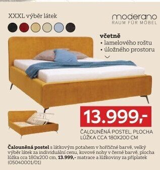 ČALOUNĚNÁ POSTEL