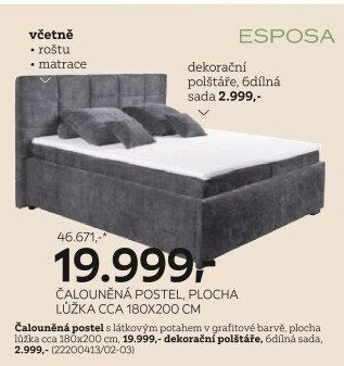ČALOUNĚNÁ POSTEL