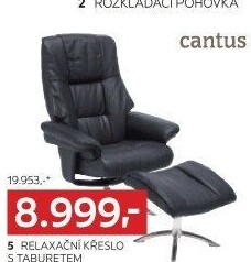RELAXAČNÍ KŘESLO S TABURETEM