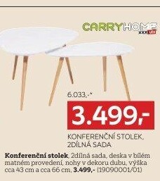 SADA ODKLÁDACÍCH STOLKŮ