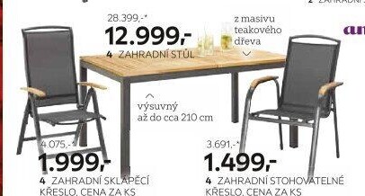 STOHOVATELNÉ KŘESLO