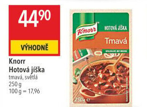 Jíška hotová Knorr