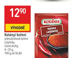 Koření Paprika lahůdková Kotányi