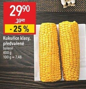 Kukuřice předvařená