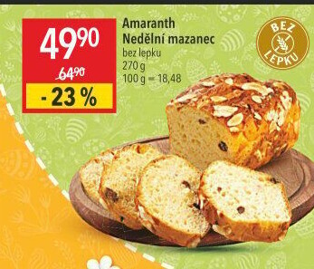Mazanec bez lepku Amaranth