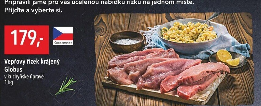 Řízky vepřové Globus