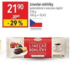 Rohlíčky linecké Klasa Pekárny a cukrárny Klatovy