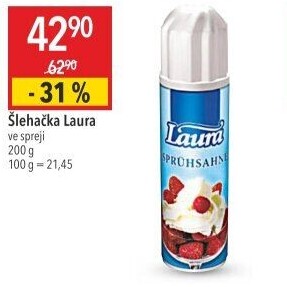 Šlehačka ve spreji Laura