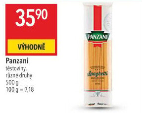 Těstoviny Panzani