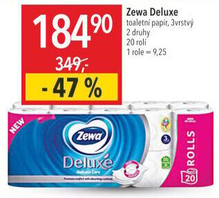Toaletní papír 3vrstvý Deluxe Zewa